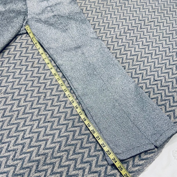 Weissman  Metallic Silver Dance Costume 2-Piece Suit (Blazer & Pants) - Picture 10 of 15